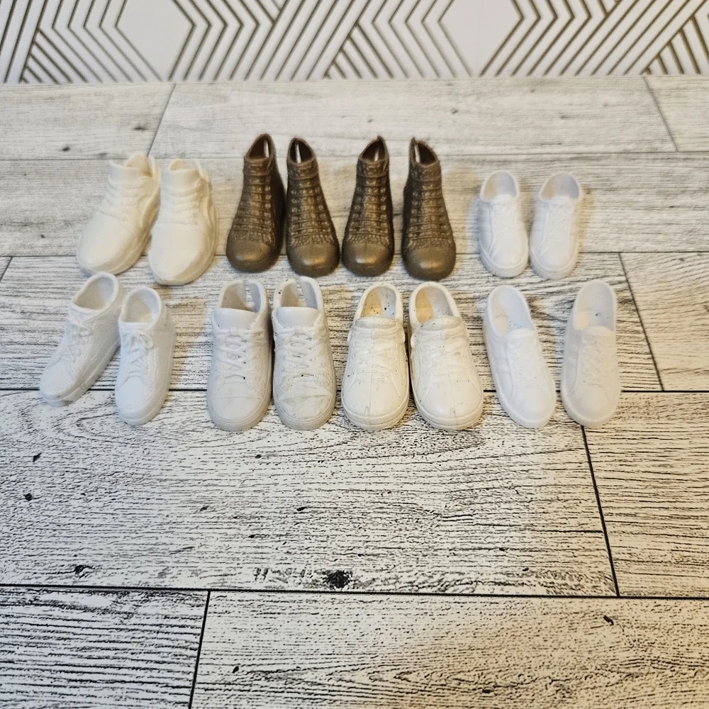 8 Pairs Fashion Doll Shoes for 12